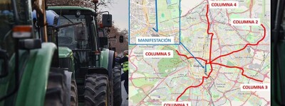 Новый день сельскохозяйственных протестов проходит в Мадриде