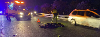 Немецкий турист погиб, лежа на испанской автостраде