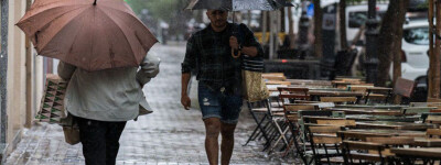 Прогноз дождя и штормов по всей Испании в преддверии выходных