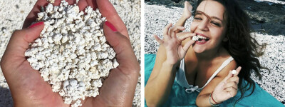 В Испании есть пляж «попкорн», который помогает бороться с изменением климата