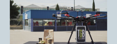 Restalia в Испании проводит первые тесты доставки на дом с помощью дронов