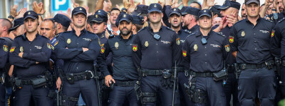 Различные полицейские силы в Испании