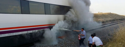 Пассажиров эвакуировали из-за пожара в мадридском поезде