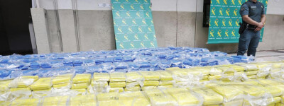 В порту Валенсии конфисковали 620 килограмм кокаина