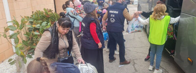 В Валенсию прибыл новый автобус с украинскими беженцами
