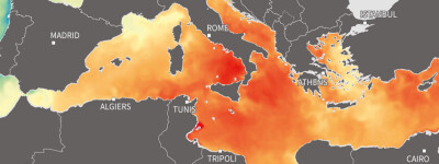 Средиземноморье устанавливает новый рекорд температуры воды после регистрации 28,7°C в июле
