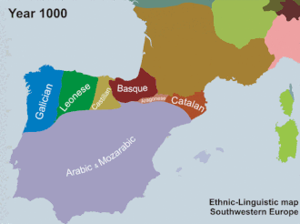Распространение языков в Европе