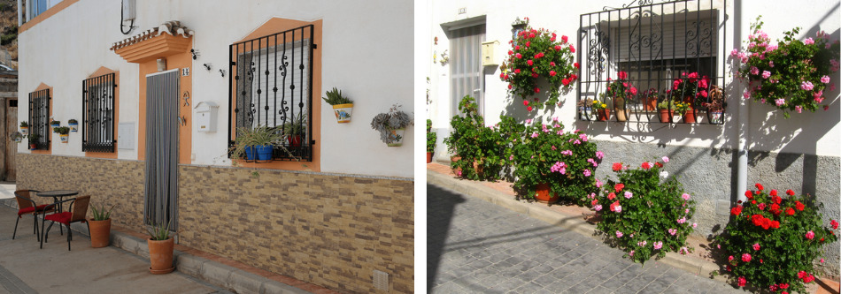 Жители Лукайнена-де-лас-Торрес украшают свои дома живыми цветами.