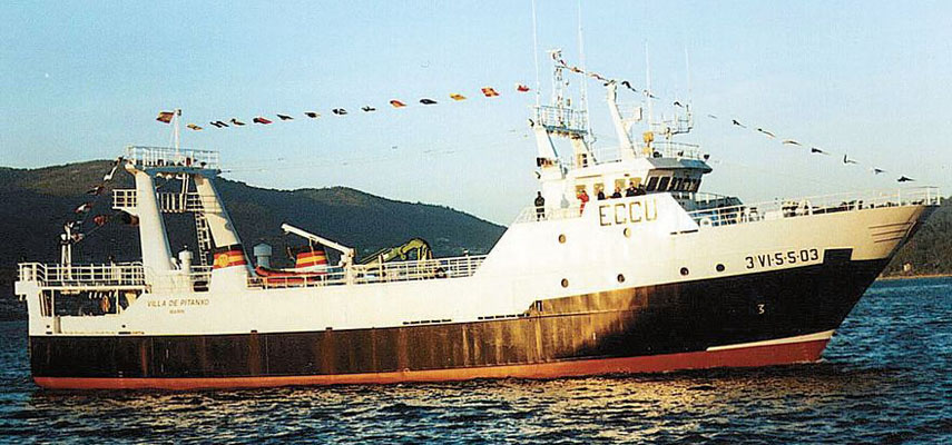 Кораблекрушение рыболовного судна Villa de Pitanxo
