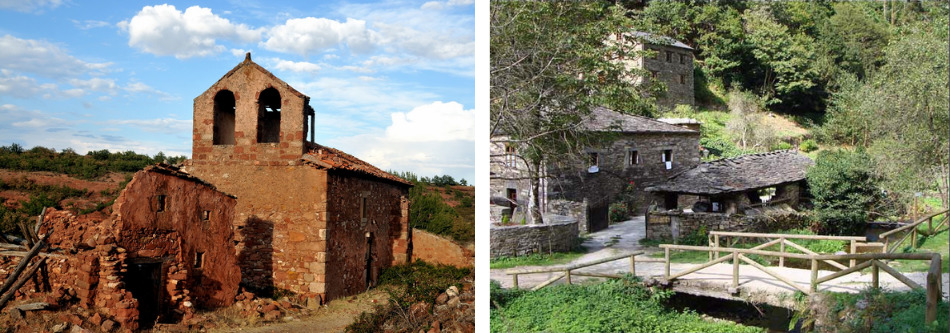 Многие заброшенные деревни Испании выглядят красиво и загадочно.