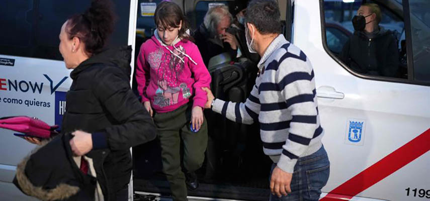 В Испании уже насчитывается около 40 000 зарегистрированных беженцев с Украины