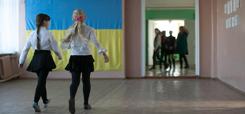 Украинские учащиеся-беженцы пошли в школу в Таррега