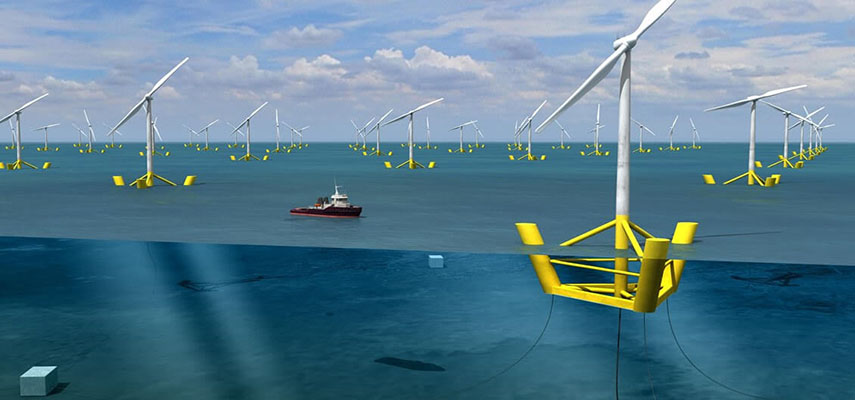 К 2030 году Испания хочет постоить до 17 плавучих морских ветряных электростанций
