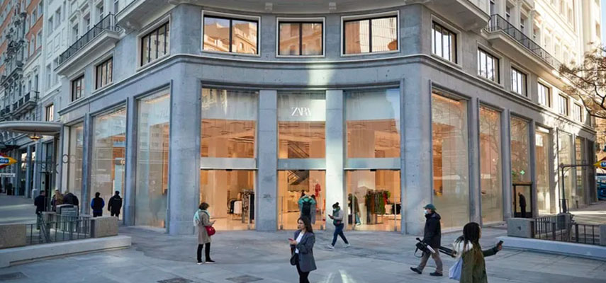 Модная сеть Zara в Мадриде открыла двери нового самого большого в мире магазина