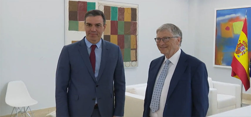 Премьер Испании и основатель Microsoft обсудили важность международного сотрудничества