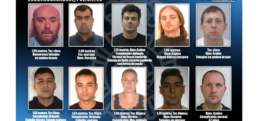 Многие особо опасные преступники могут скрываться в Испании
