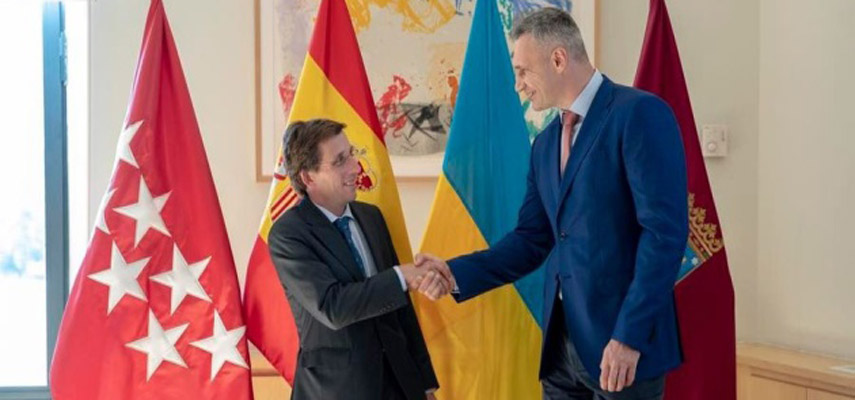 Мэр Киева Виталий Кличко сообщил об историческом побратимстве столиц Украины и Испании