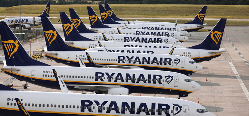 Ryanair в конце июня и начале июля проведет шестидневную забастовку в Испании