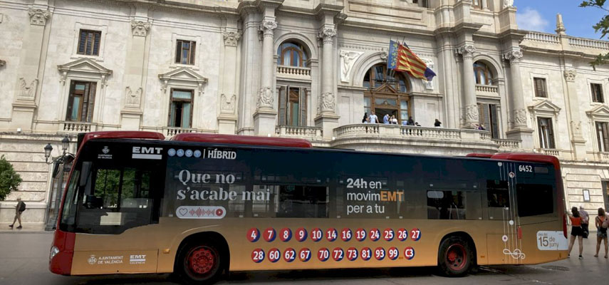 Валенсия запустит ночное автобусное сообщение с 23 маршрутами
