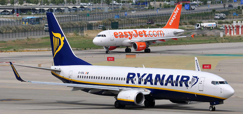 Профсоюзы авиакомпаний Ryanair и EasyJet в Испании угрожают забастовкой в августе