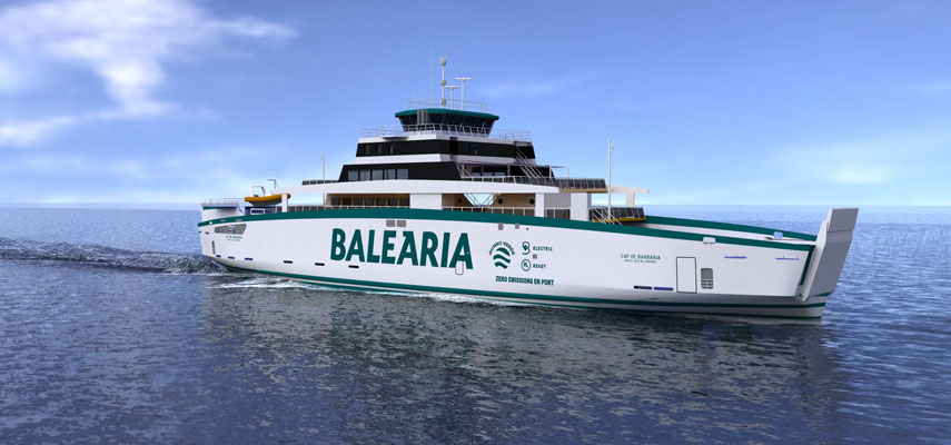 Balearia запустила первый паром в Испании с нулевым уровнем выбросов