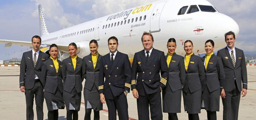 Бортпроводники авиакомпании Vueling с 1 ноября прекратят работу на три месяца