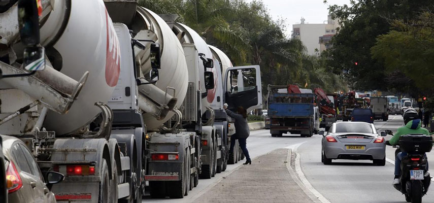 Грузоперевозчики Малага объявили о присоединении к национальной забастовке водителей грузовиков