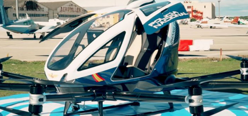 Полиция Испании обновила системы патрулирования с приобретением мега-дрона