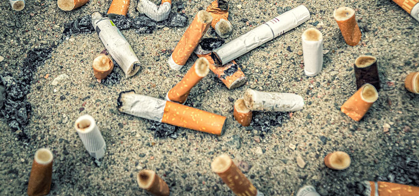 Новый закон заставит табачные компании платить за уборку окурков в Испании