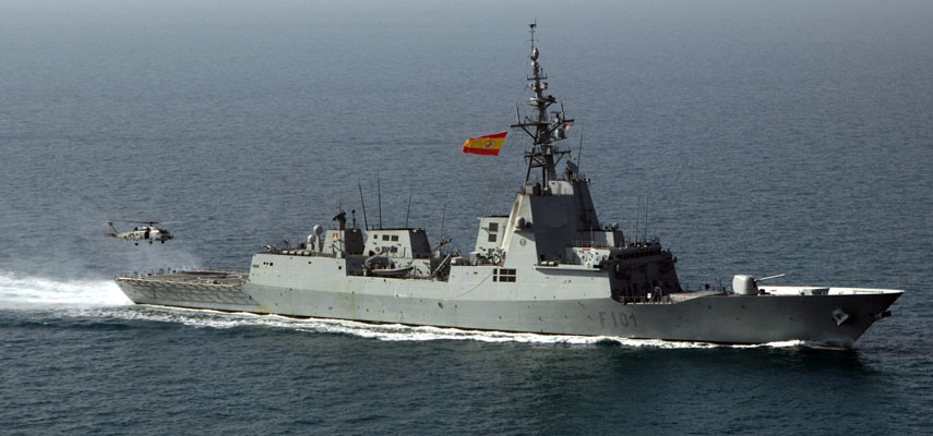 Фрегат «Альваро де Базан» присоединиться к постоянной группе НАТО в Северном море