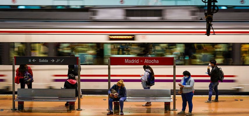 Железнодорожные перевозки в Испании значительно увеличились