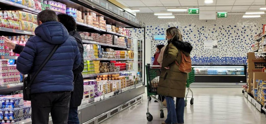 Средняя цена на продукты в Испании в феврале выросла на 1,31%