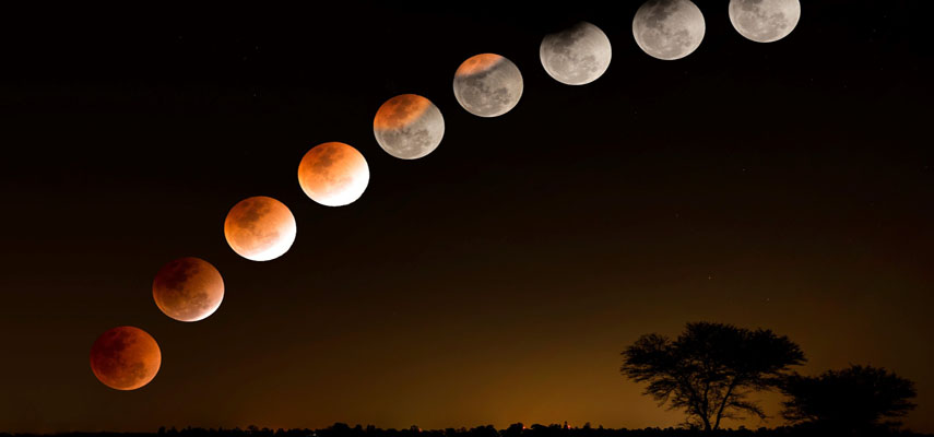 Кровавое лунное затмение и метеоритный дождь будут хорошо видны в Испании
