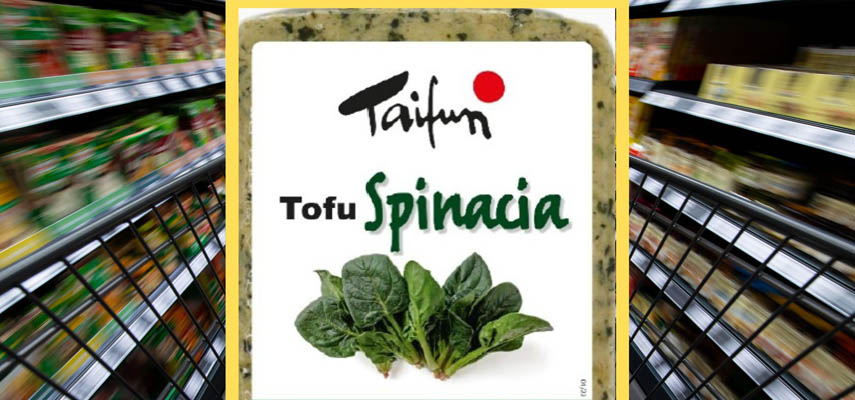 В испанских супермаркетах продавали Tofu Spinacia торговой марки Taifun с металлической стружкой внутри