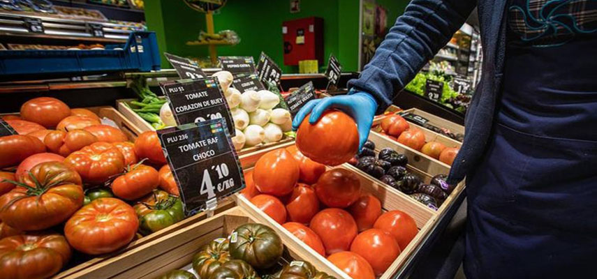 Рост цен на продукты питания в Испании в апреле остановился, увеличившись всего на 13%