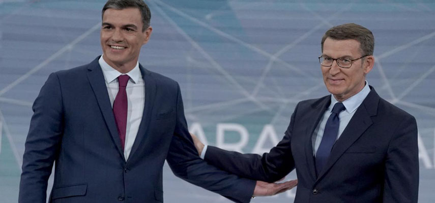 Санчес и Фейхоо обменялись обвинениями в жарких предвыборных дебатах в Испании