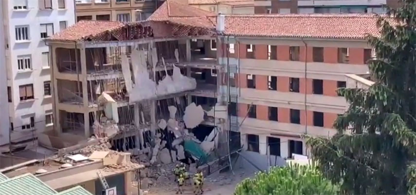 Рабочий, оказавшийся под завалами после обрушения школы на севере Испании, найден мертвым