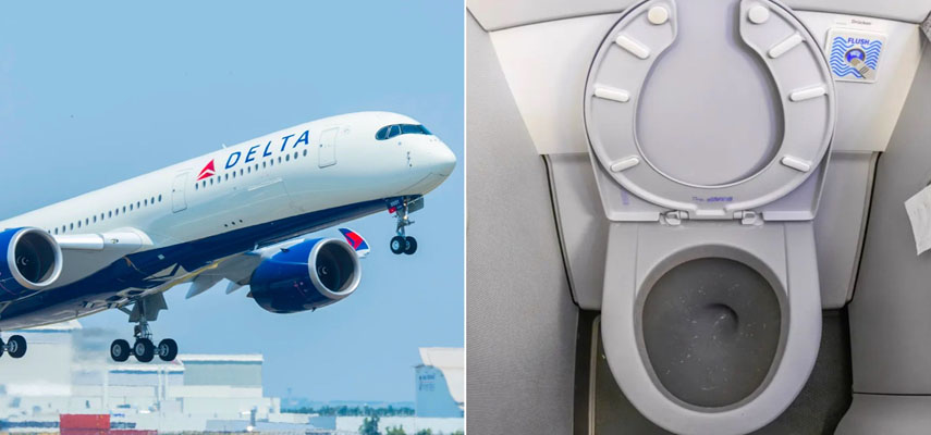 Рейс Delta в Барселону вынужден повернуть обратно после события «биологической опасности»