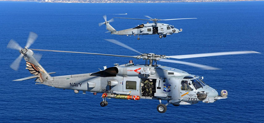 США отправят ВМС Испании восемь военных вертолетов