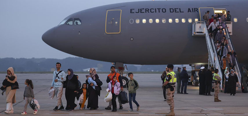 Из сектора Газа в Испанию эвакуированы 139 человек, в том числе 67 несовершеннолетних.